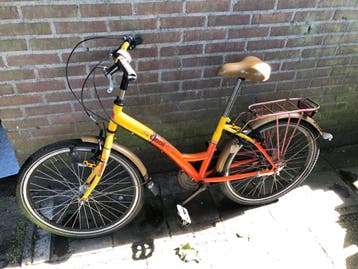 Meisjes fiets 24 inch merk Loekie big bike