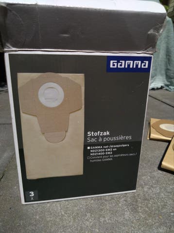 Gamma Stofzakken voor Nat-/Droogzuigers (3 stuks)