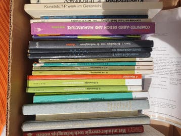 Boeken materiaalkunde, werktuigbouwkunde, etc.
