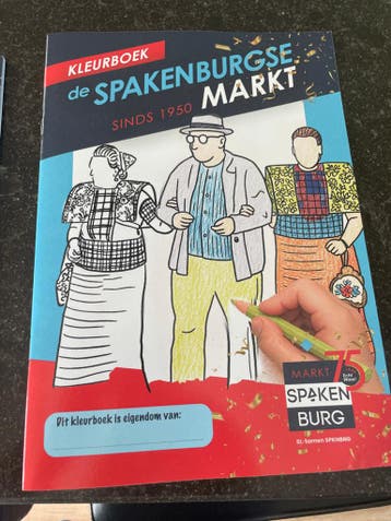 Kleurboek de Spakenburgse Markt Sinds 1950