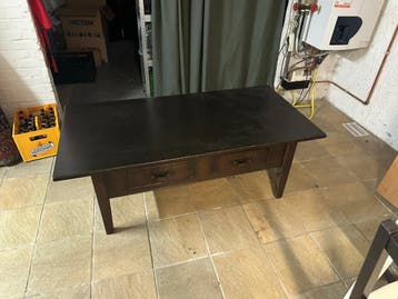 Eikenhouten salontafel - 140x68,5x50 cm