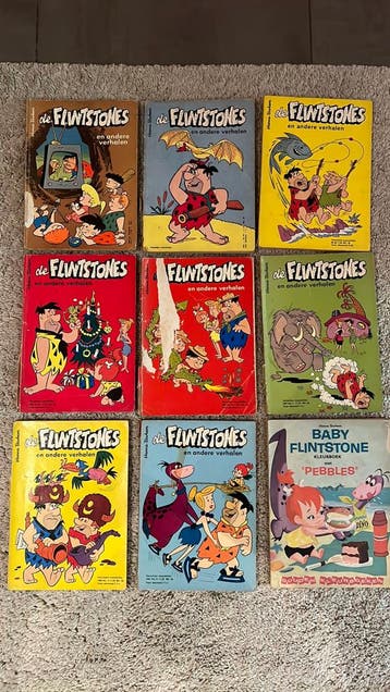 12 stripboeken The Flintstones gratis