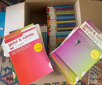 Grote partij Getal & Ruimte werkboeken en lesboeken wiskunde