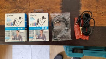BOYA BY-M1 Lavalier Microfoon en Audio Kabels
