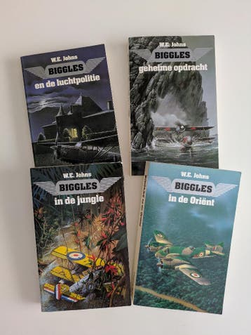 Gratis: boekenserie Biggles door W.E. Johns