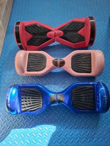 Hoverboards - Set van 3 (roze, blauw, rood)