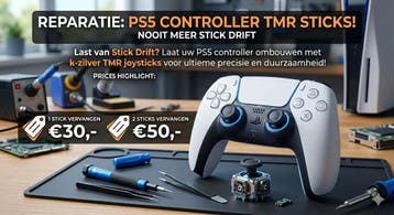 Playstation 5 controller reparatie. Last van stick drift?