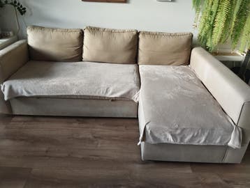 Slaapbank beige gratis