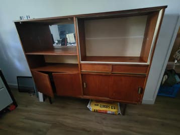 GRATIS vintage jaren 60 Deens design teak kast