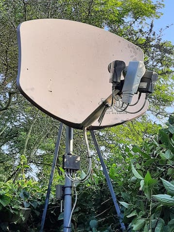 Satellietontvangst installatie