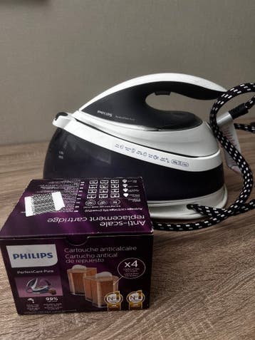 Strijkijzer gratis, bijbehorende kalk cardridges te koop