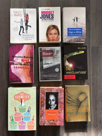 9 Roman boeken Gratis bij aankoop van een ander boek uit