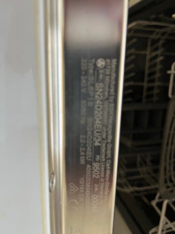 Siemens SN24D204EU/34 Vrijstaande Vaatwasser