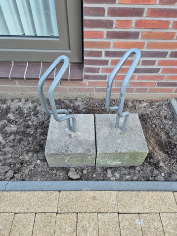 Fietsbeugel in beton