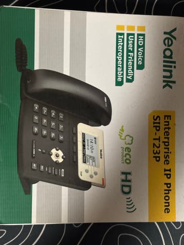 Yealink VOIP telefoon SIP-T23P met Yealink Headset YHS32
