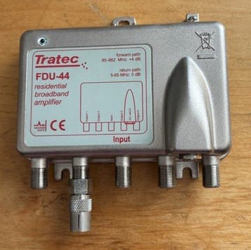 Tratec FDU - 44 breedband verdeler met afdekkap - nieuw
