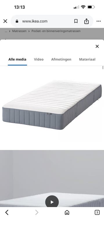 Gratis Ikea eenpersoons matras!