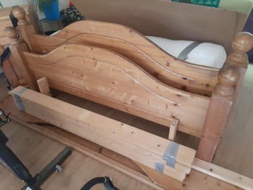 Tweepersoonsbed 1.40 x 2.00