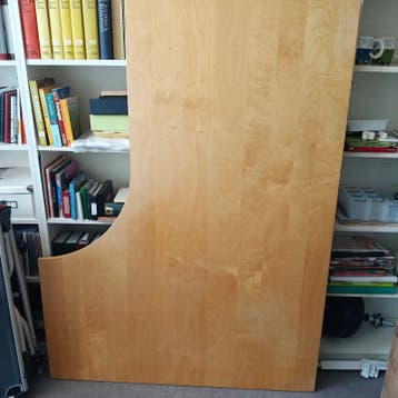 IKEA Galant Hoekblad Bureau 160x80-125 cm