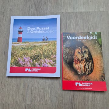 Postcode Loterij Doe, Puzzel & Ontdekboek en Voordeelgids