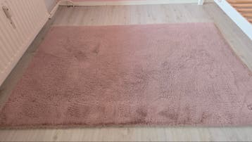 Roze vloerkleed 200x140 cm - Gratis af te halen