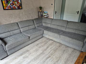 Comfortabele grijze hoekbank - Ruim en stijlvol