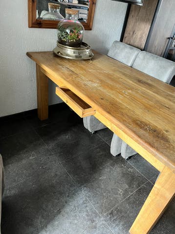 Eiken eettafel