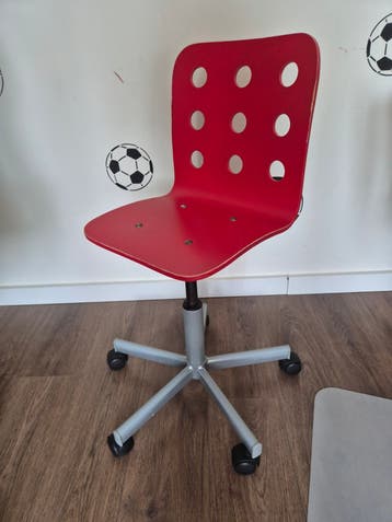 Rode Bureaustoel Ikea - GRATIS