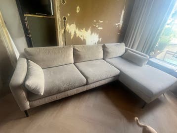 Ruime, moderne hoekbank