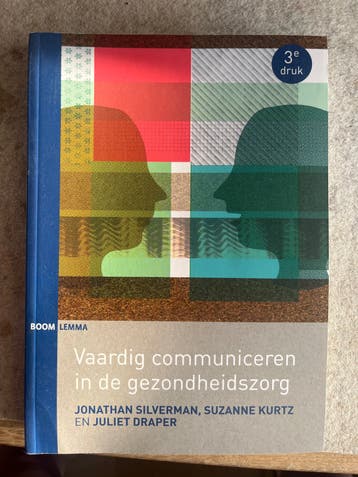 Vaardig communiceren in de gezondheidszorg 3e druk