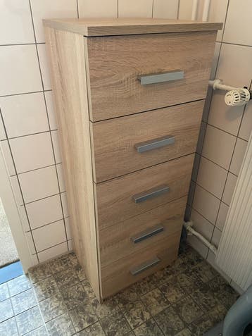Ladekast met 5 laden - Houtlook