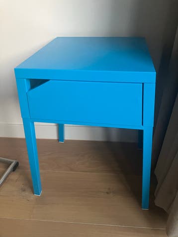 IKEA Blauw nachtkastje met lade - gratis