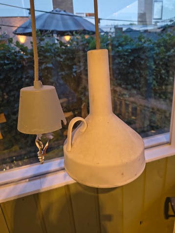 Witte hanglamp
