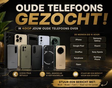 Oude telefoons gezocht!?