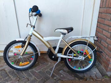 Kinderfiets 16 inch met terugtraprem en handrem
