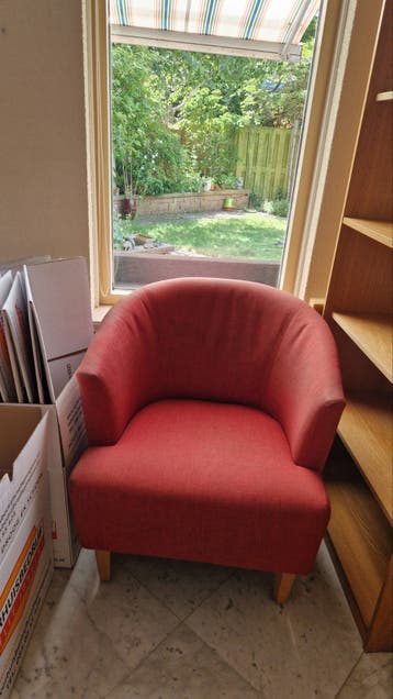 Rode fauteuil