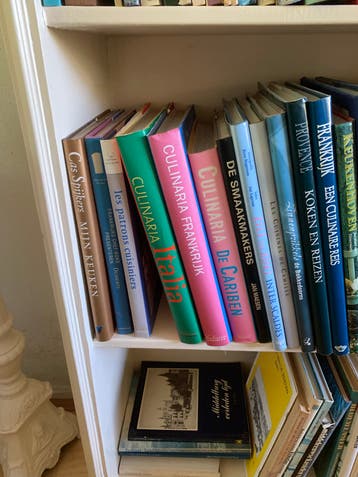Boekenkastopruiming kookboeken