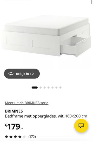 Ikea Brimnes bed 160x200