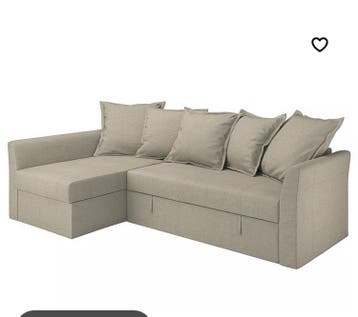 Holmsund hoek slaapbank Ikea met drie hoezen