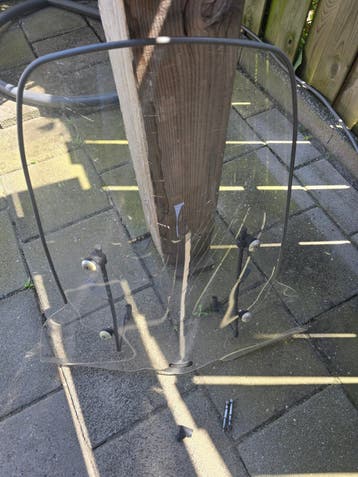Windscherm bromfiets