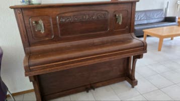 Antieke Rainsdorf Leipzig Piano - Bruin, Gebruikt