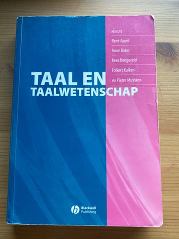 Taal en Taalwetenschap - Blackwell Publishing