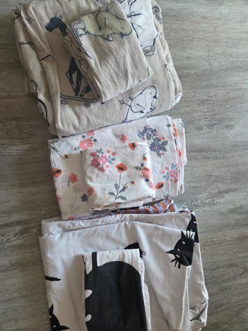 Dekbedovertrekset voor peuterbedje - gratis af te halen