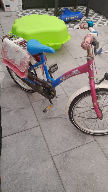 Leuke kinderfiets 20 inch - Roze/Blauw