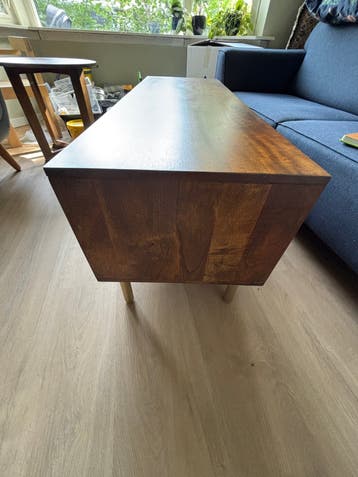 MADE Houten TV-meubel met lades en open vakken