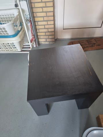 Zwarte salontafel, gebruikt 2stuks