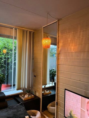 Lange spiegel 253 cm hoog – nette staat
