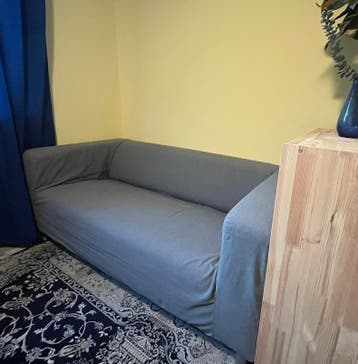 Ikea klippan bank grijs