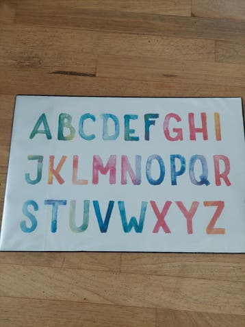Grote placemat ( leuk voor een kind )