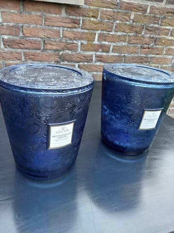 2x Voluspa Mediterranean glazen gratis